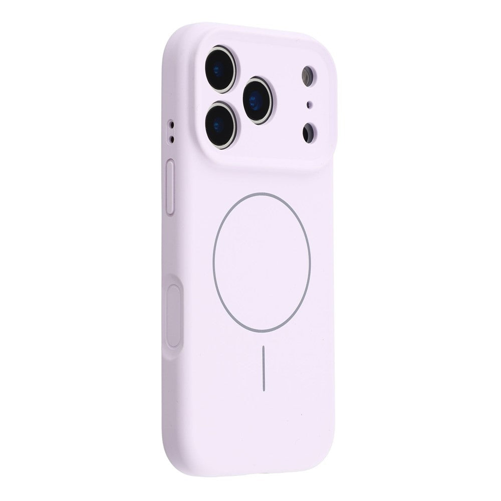 For iPhone 17 Pro Case Compatible with MagSafe Liquid Silicone + PC Phone Cover with Camera Touch Control Button