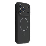 For iPhone 17 Pro Case Compatible with MagSafe Liquid Silicone + PC Phone Cover with Camera Touch Control Button