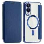 AMORUS til Samsung Galaxy S25 Edge Magnetisk etui RFID-blokerende kortholder læder telefoncover