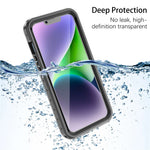 REDPEPPER PRO Series for iPhone 14 Plus IP68 Waterproof Anti-drop Transparent Phone Case Full Protection Smartphone Cover