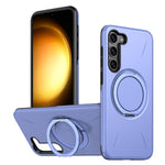 For Samsung Galaxy S23 FE Magnetic Case Rotating Kickstand TPU + PC Phone Cover