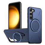 For Samsung Galaxy S23 FE Magnetic Case Rotating Kickstand TPU + PC Phone Cover
