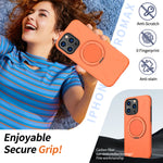 For iPhone 14 Pro Magnetic Case Rotating Kickstand TPU + PC Phone Cover