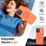 For iPhone 16 Pro Max Magnetic Case Rotating Kickstand TPU + PC Phone Cover