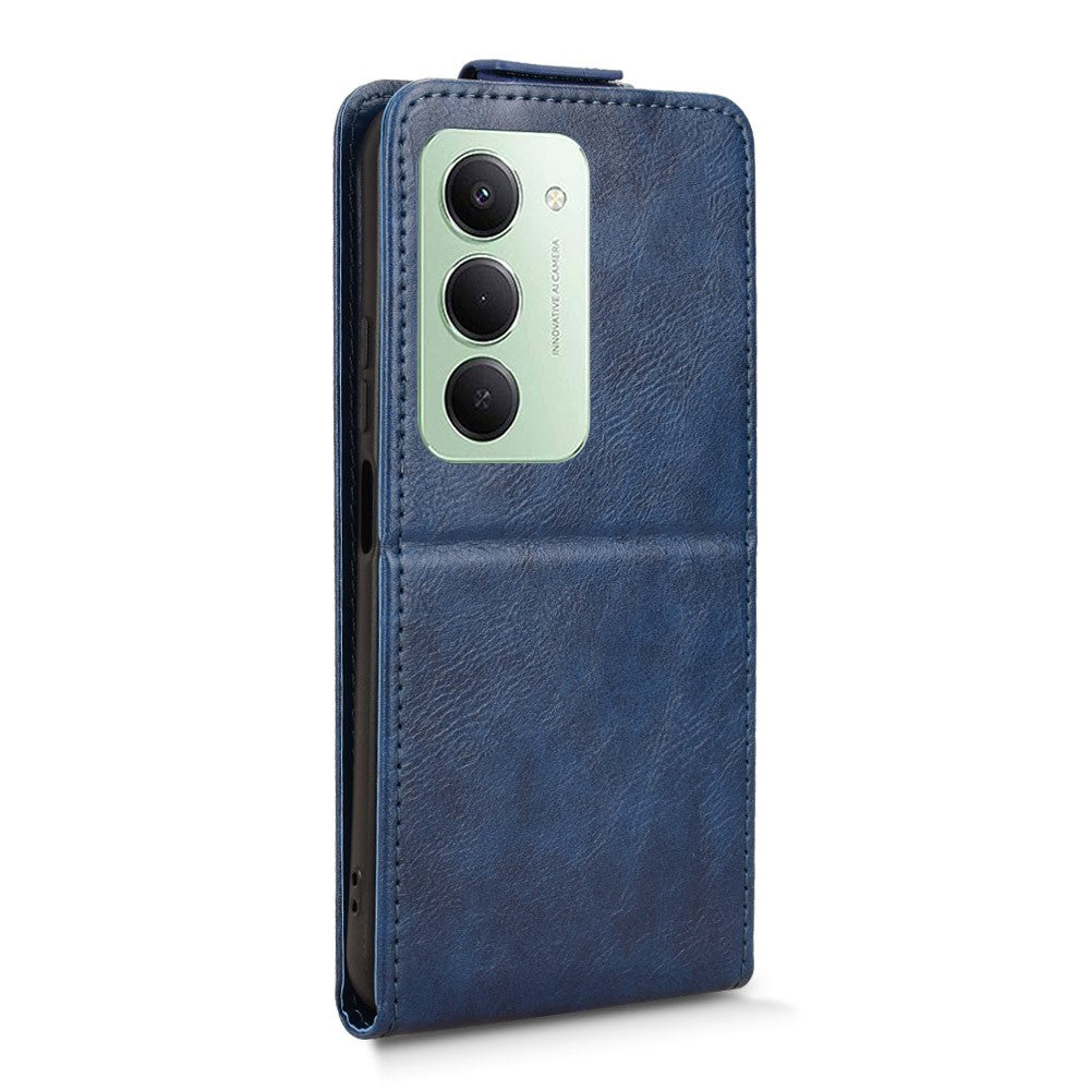For Xiaomi Redmi 15 4G (EU) (171mm) Stand Case Magnetic Clasp Vertical Flip Leather Phone Cover with Card Holder