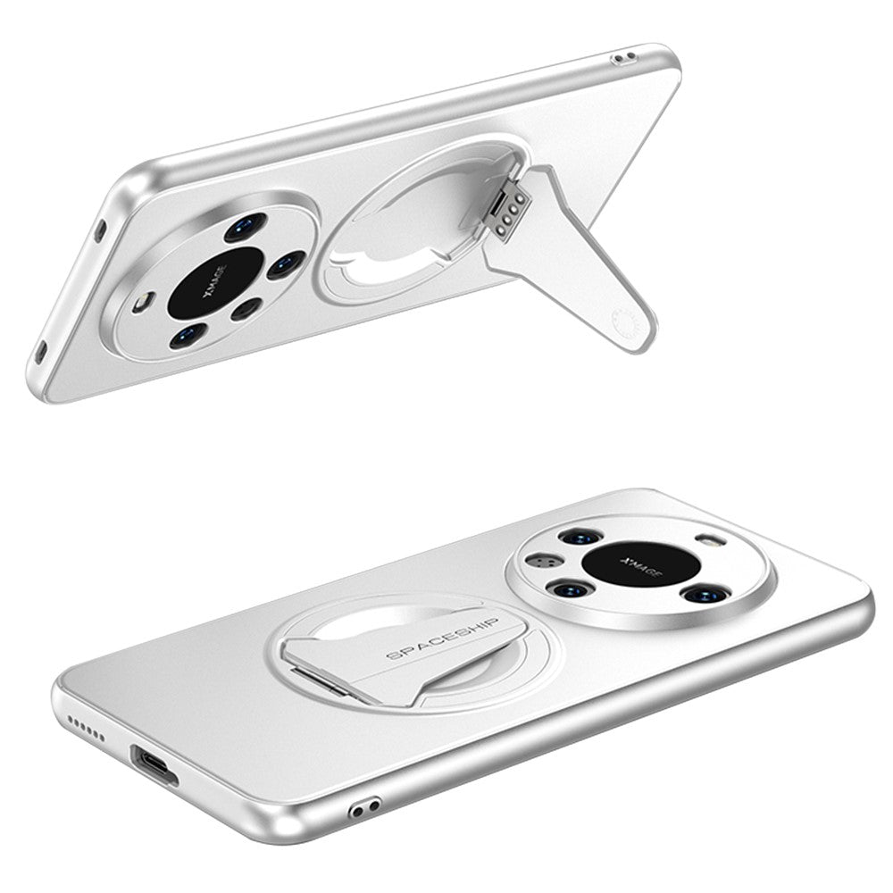 Huawei Mate 60 Pro / Mate 60 Pro+ Magnetiskt skal Dolt stativ Matt PC TPU mobilskal
