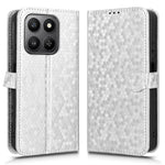 For Honor 400 Smart 5G / 4G / X7d 4G Wallet Case Dot Pattern Imprint PU Leather Phone Cover with Wrist Strap