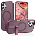For iPhone 17 Case Compatible with MagSafe Kickstand TPU + PC Drop Protection Phone Cover
