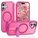 For iPhone 17 Case Compatible with MagSafe Kickstand TPU + PC Drop Protection Phone Cover