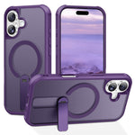 For iPhone 17 Case Compatible with MagSafe Kickstand TPU + PC Drop Protection Phone Cover