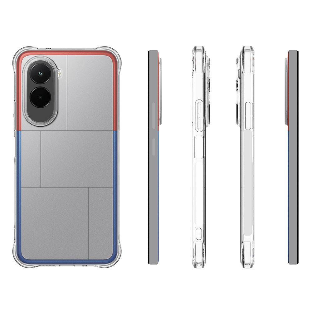 For Xiaomi Poco M7 Plus 5G / M7 4G (169mm) TPU Phone Case Non Slip Transparent Mobile Phone Cover