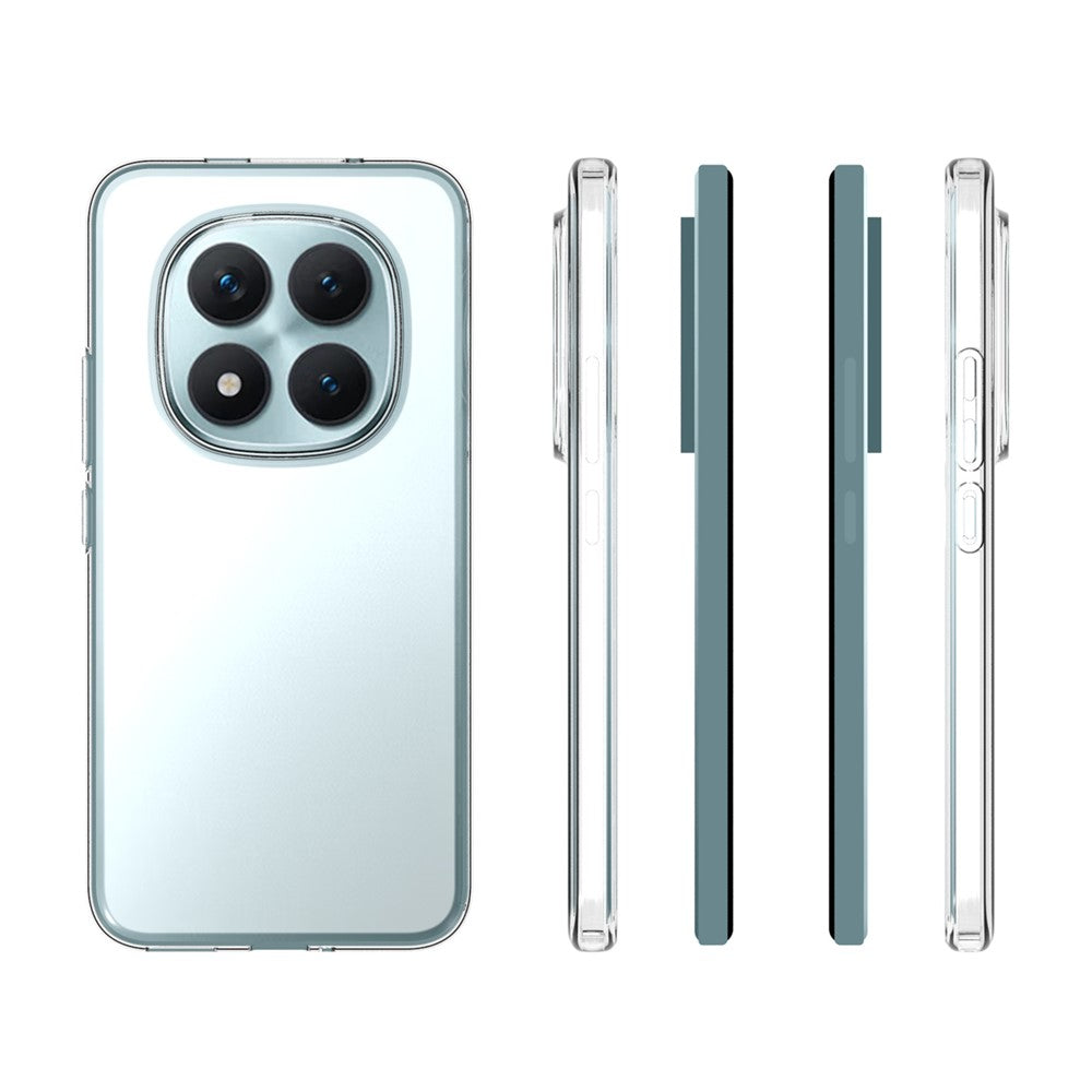 Xiaomi Poco M8 Pro 5G / Redmi Note 15 Pro+ 5G (Global) Skal Vattenstämpelbeständigt TPU Genomskinligt Bakstycke