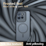 Matt fodral i TPU + PC med magnet för Motorola Edge 60 Neo 5G / Edge 50 Neo 5G / Moto S50 5G / ThinkPhone 25 5G, skal med hudkänsla