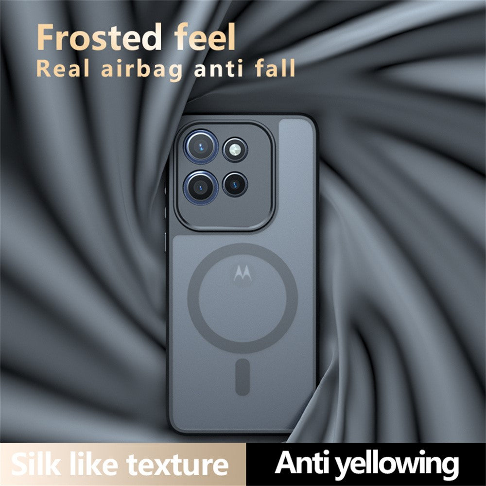 Matt fodral i TPU + PC med magnet för Motorola Edge 60 Neo 5G / Edge 50 Neo 5G / Moto S50 5G / ThinkPhone 25 5G, skal med hudkänsla