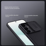 NILLKIN Camshield Pro for Samsung Galaxy S25 FE Magnetic Case TPU + PC Phone Cover with Slider Camera