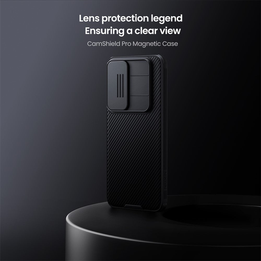 NILLKIN Camshield Pro for Samsung Galaxy S25 FE Magnetic Case TPU + PC Phone Cover with Slider Camera