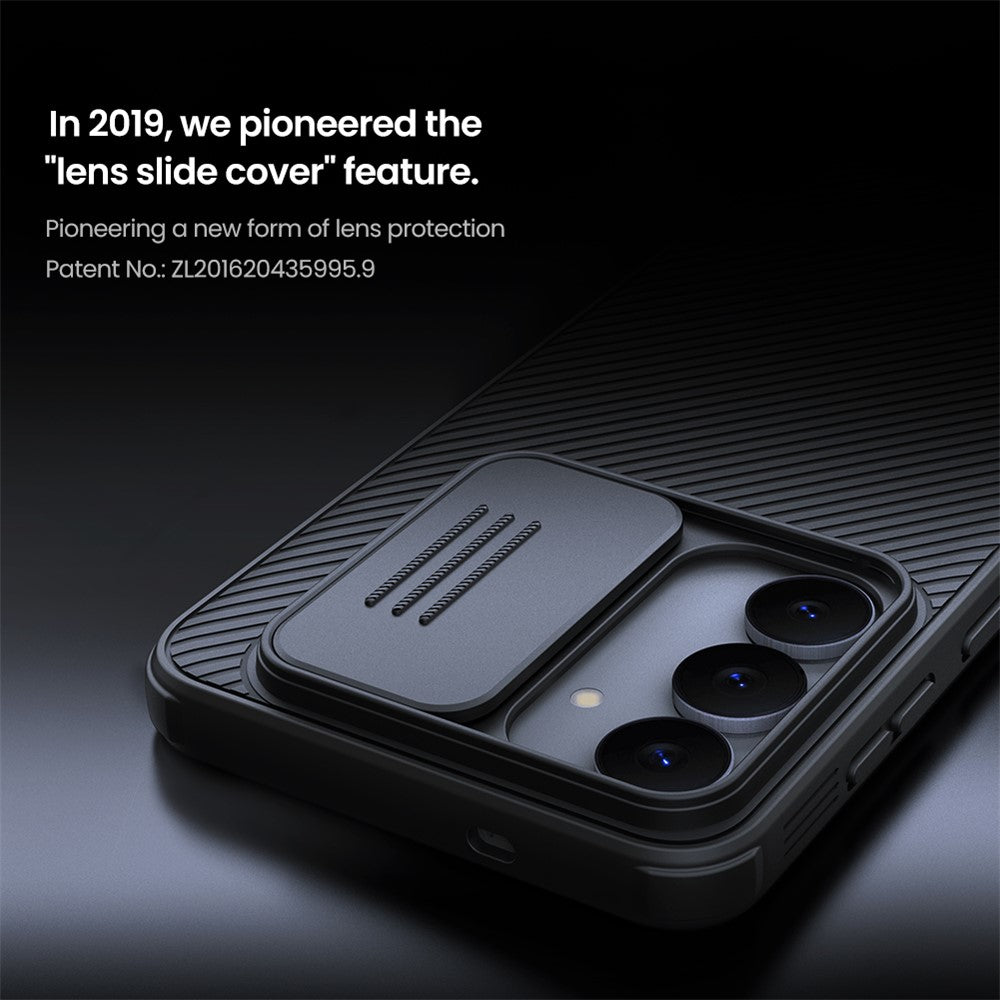 NILLKIN Camshield Pro for Samsung Galaxy S25 FE Magnetic Case TPU + PC Phone Cover with Slider Camera