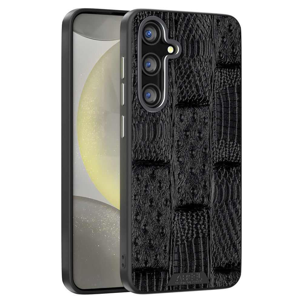 ABEEL Til Samsung Galaxy S25 FE Magnetisk Cover Dyrestruktur Mikropresset Bagside