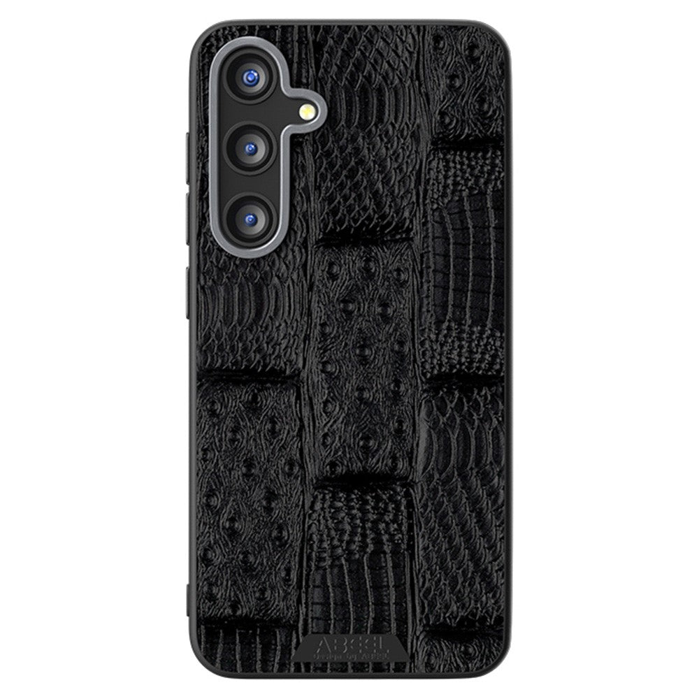 ABEEL Til Samsung Galaxy S25 FE Magnetisk Cover Dyrestruktur Mikropresset Bagside