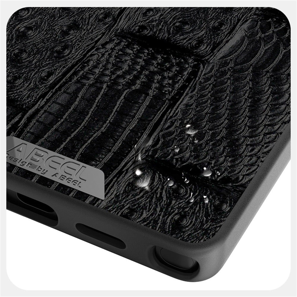 ABEEL Til Samsung Galaxy S25 FE Magnetisk Cover Dyrestruktur Mikropresset Bagside
