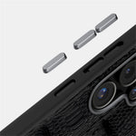 ABEEL Til Samsung Galaxy S25 FE Magnetisk Cover Dyrestruktur Mikropresset Bagside