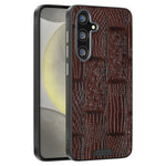 ABEEL Til Samsung Galaxy S25 FE Magnetisk Cover Dyrestruktur Mikropresset Bagside