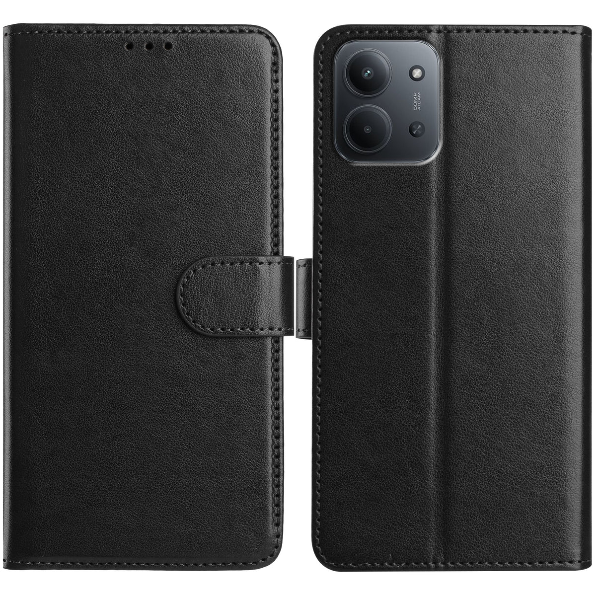 For Xiaomi Redmi Redmi 15C 4G (EU) (173mm) / 15C 5G (EU) (173mm) / Poco C85 4G (173mm) Phone Case Stand PU Leather Cover with 8 Card Slot