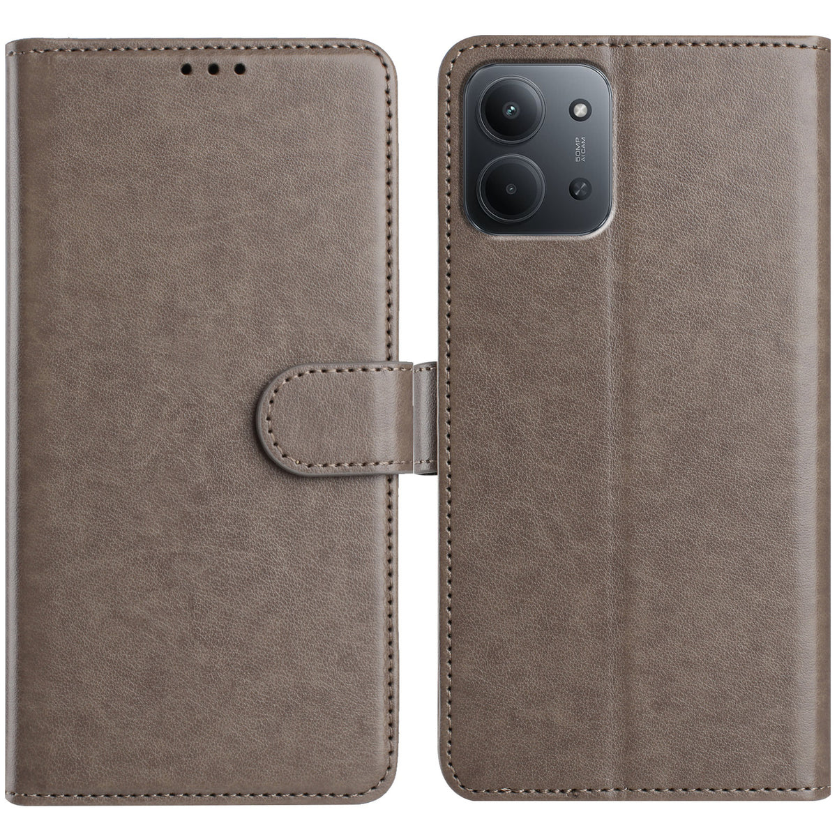 For Xiaomi Redmi Redmi 15C 4G (EU) (173mm) / 15C 5G (EU) (173mm) / Poco C85 4G (173mm) Phone Case Stand PU Leather Cover with 8 Card Slot