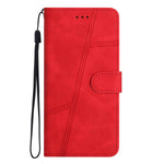 For Xiaomi Redmi 15C 4G (Global) (171mm) Case Lines Imprinted Flip Leather Retro Phone Cover with Wrist Strap