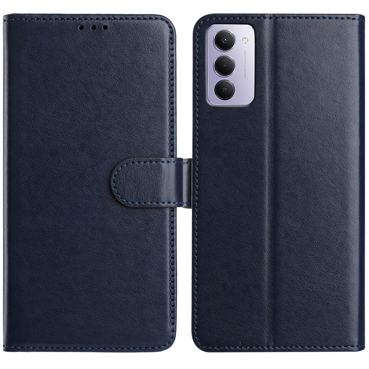 Xiaomi Redmi 15 4G (EU) (171mm) Plånboksfodral med stativ, PU-läder, fällbart skydd med 8 kortplatser