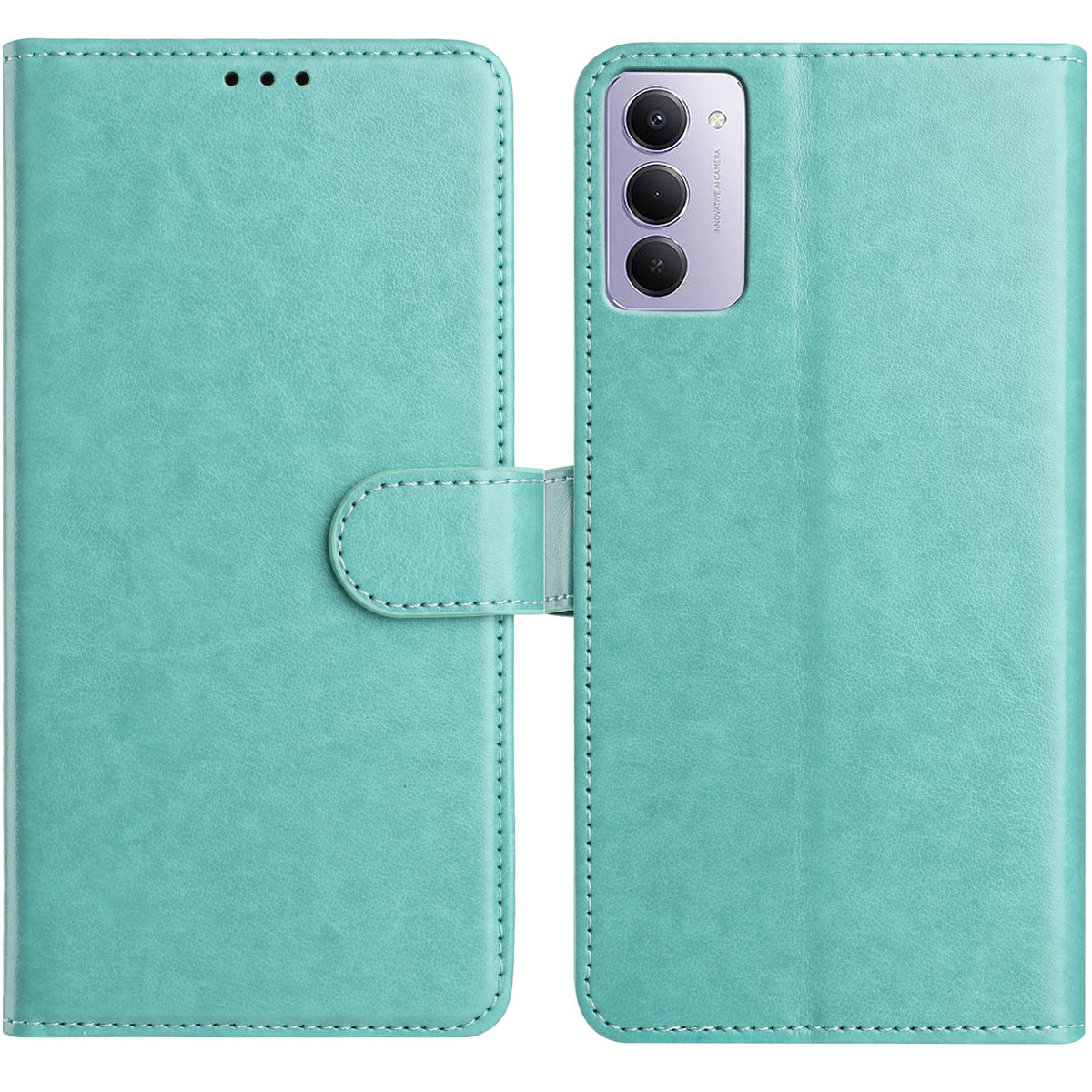 Xiaomi Redmi 15 5G (Global) (169mm) Plånboksfodral med stativ, PU-läder, fällbart fodral med 8 kortplatser