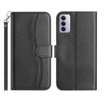 For Xiaomi Redmi 15 4G (EU) (171mm) Stand Case PU Leather Wallet Phone Cover S Shape Stitching Design with Strap