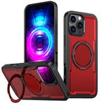 For iPhone 12 Pro Max 6.7 inch / iPhone 13 Pro Max 6.7 inch Case Compatible with MagSafe TPU + PC Kickstand Phone Cover