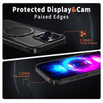 For iPhone 14 Pro Case Compatible with MagSafe TPU + PC Kickstand Phone Cover