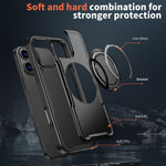 For iPhone 14 Pro Case Compatible with MagSafe TPU + PC Kickstand Phone Cover