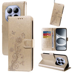 For Xiaomi Redmi Note 15 Pro 5G (Global) Leather Case Butterfly Floral Imprint Wallet Stand Cover