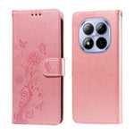 For Xiaomi Redmi Note 15 Pro 5G (Global) Leather Case Butterfly Floral Imprint Wallet Stand Cover