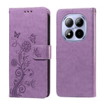For Xiaomi Redmi Note 15 Pro 5G (Global) Leather Case Butterfly Floral Imprint Wallet Stand Cover