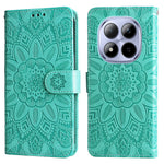 For Xiaomi Redmi Note 15 Pro 5G (Global) Case Sunflower Imprint Leather Wallet Phone Cover