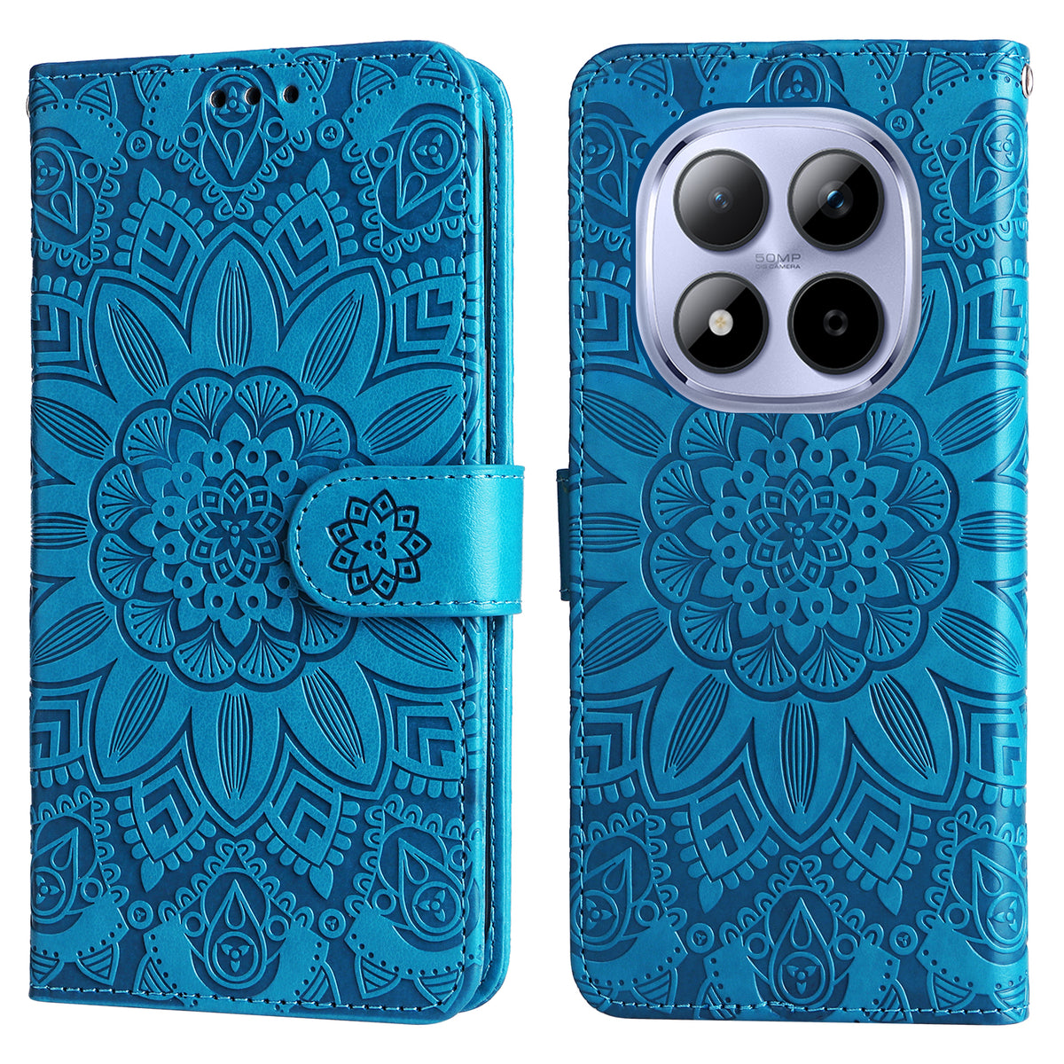 For Xiaomi Redmi Note 15 Pro 5G (Global) Case Sunflower Imprint Leather Wallet Phone Cover