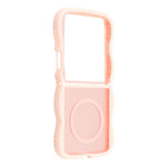 For Samsung Galaxy Z Flip7 5G Magnetic Case TPU + PC Phone Back Cover Skin Touch Wave Shape