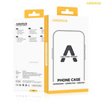 AMORUS Til Samsung Galaxy S25 Ultra Wallet Cover Litchi Tekstur Stødsikkert Flip Lædercover med Stativ