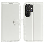 AMORUS Til Samsung Galaxy S25 Ultra Wallet Cover Litchi Tekstur Stødsikkert Flip Lædercover med Stativ