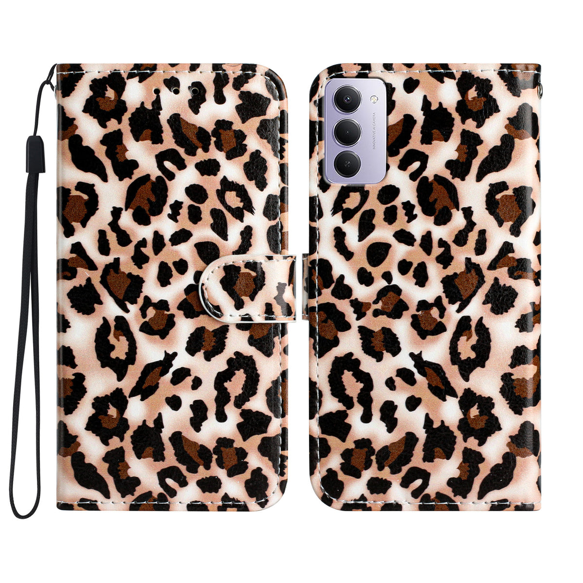For Xiaomi Redmi 15 4G (EU) (171mm) Wallet Case  Printed Pattern PU Leather Stand Phone Cover with Strap