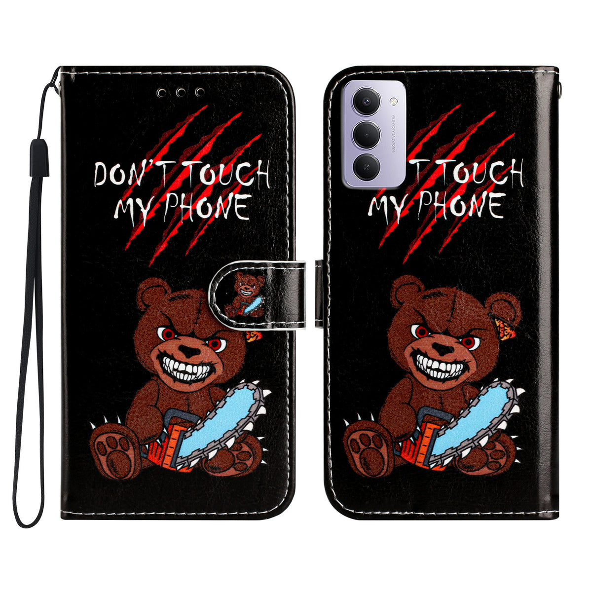 For Xiaomi Redmi 15 4G (EU) (171mm) Wallet Case  Printed Pattern PU Leather Stand Phone Cover with Strap