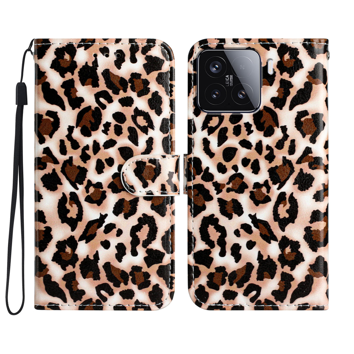 For Xiaomi 15T Wallet Case  Printed Pattern PU Leather Stand Phone Cover with Strap