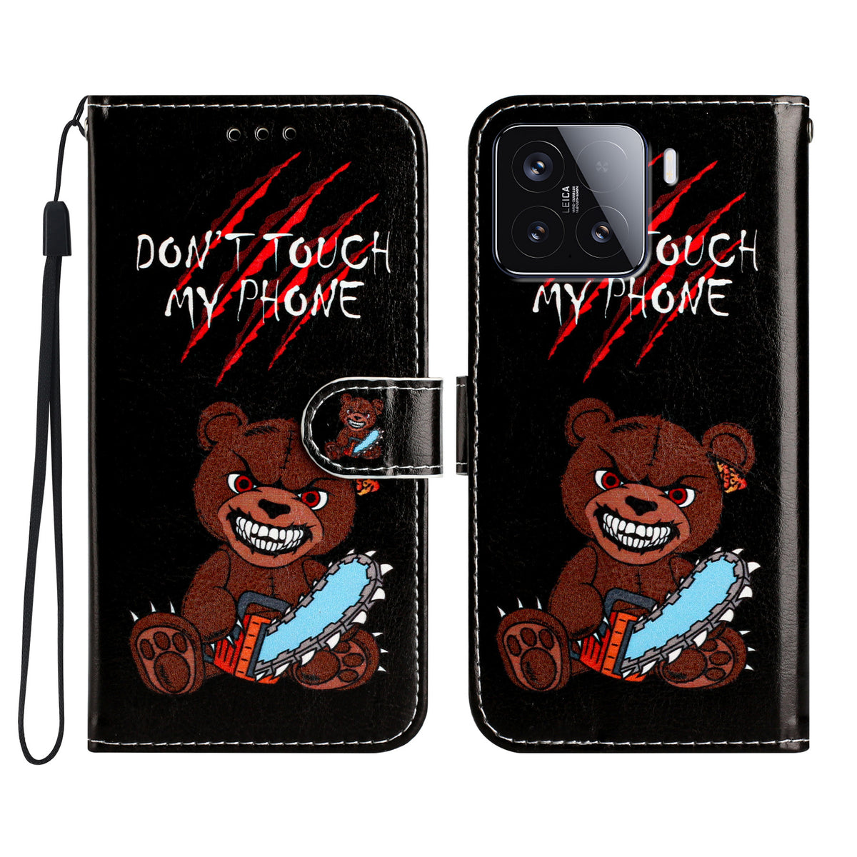 For Xiaomi 15T Wallet Case  Printed Pattern PU Leather Stand Phone Cover with Strap