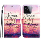For Xiaomi 15T Wallet Case  Printed Pattern PU Leather Stand Phone Cover with Strap