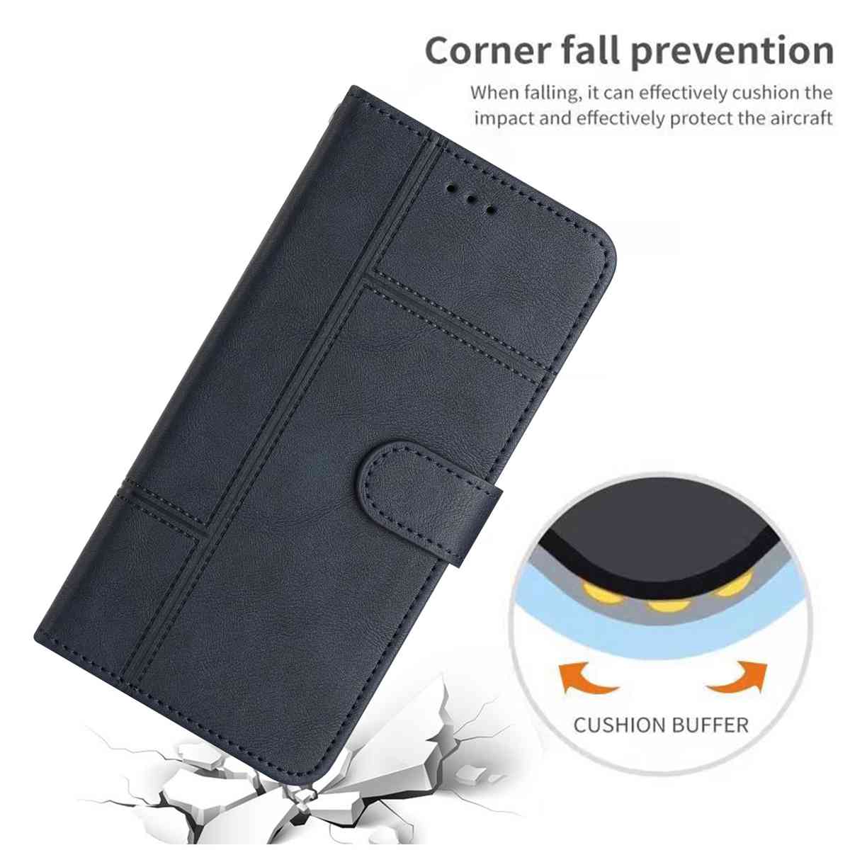 For Xiaomi 15T Pro Wallet Case Line Imprinted Cowhide Texture PU Leather Phone Cover