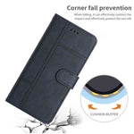 For Xiaomi 15T Wallet Case Line Imprinted Cowhide Texture PU Leather Phone Cover